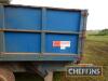 1982 AS Marston HL8H 8tonne tandem axle high-tip steel dropside trailer with manual tailgate on 12.5/80-15.3 wheels and tyres Serial No. 6639 - 12