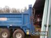 1993 AS Marston RS-8-V 8tonne trailed tandem axle rear discharge muck spreader on 12.5/80-15.3 wheels and tyres Serial No. 0650 - 11