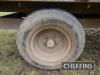 Massey Ferguson 17.7 3tonne single axle wooden dropside trailer Serial No. V19145 - 7