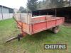 Massey Ferguson MF22 4tonne steel drop-side trailer - 3