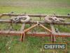 Massey Ferguson MF23 mounted pigtail cultivator with depth wheels, 12ft Serial No. T9133 - 2