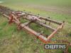 Massey Ferguson MF23 mounted pigtail cultivator with depth wheels, 12ft Serial No. T9133 - 3