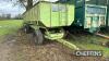 1981 Big K 4 wheel steel bodied tipping trailer with front steering axle and manual tailgate Serial No. 25272 - 2