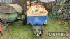 2000 Mainway single axle steel cylindrical bunded fuel bowser with 12v pump and nozzle - 3