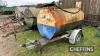 2000 Mainway single axle steel cylindrical bunded fuel bowser with 12v pump and nozzle - 4