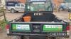 2012 JOHN DEERE 855D Gator Diesel UTV Fitted with 1/2 cab Reg No. PO12 PTX Serial No. IM0855DSACM043240 Hours: 551 - 19