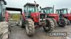 1991 MASSEY FERGUSON 3095 Autotronic diesel TRACTOR On 16.9R38 rear and 16.9R28 front wheels and tyres Reg No. J423 SVN Serial No. S112024 Hours: 4,098 showing FDR: 09/08/1991 - 2