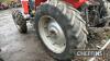 1982 MASSEY FERGUSON 2620 diesel TRACTOR On 16.9R38 rear and 12.4-28 front wheels and tyres Reg No. MHV 111X Serial No. S226207 FDR: 26/03/1982 - 10