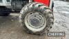 1982 MASSEY FERGUSON 2620 diesel TRACTOR On 16.9R38 rear and 12.4-28 front wheels and tyres Reg No. MHV 111X Serial No. S226207 FDR: 26/03/1982 - 16