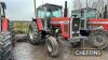 1983 MASSEY FERGUSON 2640 diesel TRACTOR On 520/85R38 PAVT rear and 11.0-16 front wheels and tyres Reg No. NNH 66Y Serial No. S254210 FDR: 24/03/1983 - 2