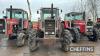 1982 MASSEY FERGUSON 2640 diesel TRACTOR Fitted with front weights, on 18.4R38 rear and 460/85R38 front wheels and tyres Reg No. XRF 19X Serial No. S168210 FDR: 03/06/1982 - 3