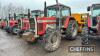 1982 MASSEY FERGUSON 2640 diesel TRACTOR Fitted with front weights, on 18.4R38 rear and 460/85R38 front wheels and tyres Reg No. XRF 19X Serial No. S168210 FDR: 03/06/1982 - 4