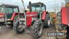 1983 MASSEY FERGUSON 2680 4wd TRACTOR On 18.4R38 rear and 13.6R28 front wheels and tyres Reg No. NCT 220Y Serial No. 122900D0006970 FDR: 24/02/1983 - 4