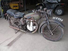 1939 250cc BSA B21 Standard MOTORCYCLEReg. No. DCE 934 (Expired)Frame No. TBAEngine No. KJB21.226The vendor relates how his Grandfather purchased the Cambridge registered BSA from an acquaintance in Chittering in the early 1960s. It was consequently ridde