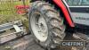 1991 MASSEY FERGUSON 3095 Autotronic diesel TRACTOR On 16.9R38 rear and 16.9R28 front wheels and tyres Reg No. J423 SVN Serial No. S112024 Hours: 4,098 showing FDR: 09/08/1991 - 27