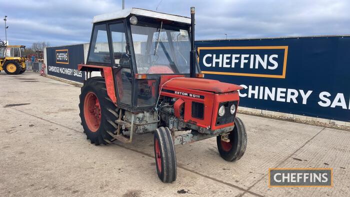 Zetor 5011 Tractor no V5 Ser. No. 1508