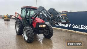 2009 Case JX95 Tractor c/w Quicke Q40 loader, puh Hours: approx 4360 Reg. No. CN09 EBF