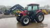 2009 Case JX95 Tractor c/w Quicke Q40 loader, puh Hours: approx 4360 Reg. No. CN09 EBF - 6