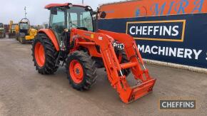 2013 Kubota M9960 Tractor c/w power shuttle, Kubota LA1354 loader Reg. No. FJ13 AUK Ser. No. 53727