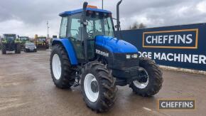 New Holland TS100 4wd Tractor Hours: approx 5900 Reg. No. R510 KDS Ser. No. 091738B