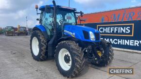 2014 New Holland T6.155 4wd Tractor c/w front linkage, pto, cab suspension, registration documents in office Reg. No. MX14 JWC Ser. No. ZEBD07941