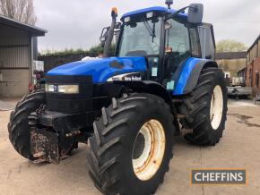 New Holland TM155 Tractor c/w front & cab suspension, front pto, vendor to supply registration documents Reg. No. AU04 NYB Ser. No. ACM236164 WIRING FAULT