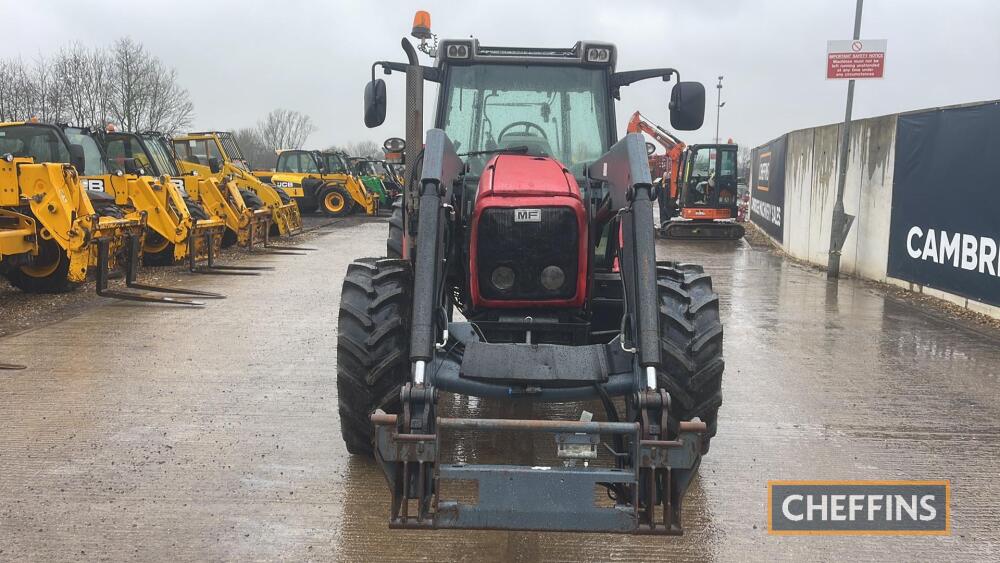 Massey Ferguson 5445 Tractor c/w Quicke Q41 loader, dynashift, air con ...