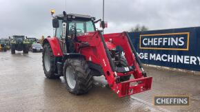 Massey Ferguson 6612 Dyna 4 Tractor c/w MF 956 loader, registration documents in office Hours: approx 7010 Reg. No. SF14 JOH Ser. No. D317058