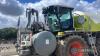 Claas Xerion 3800 Tractor c/w front & rear mounted tanks, 12m booms, blade, box of manuals in office Hours: approx 14500 Reg. No. AV63 GBF Ser. No. 78101669 - 6