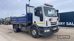 2013 Iveco 18ton ML 180E25K Lorry c/w registration documents in office KM: approx 142280 Miles: approx 88410 Reg. No. BN63 JPV