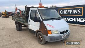 Ford Transit DI Tipper Truck c/w registration documents in office Reg. No. R232 AOL