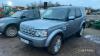 Land Rover Discovery 4 3l Diesel Auto c/w registration documents in office Reg. No. SY13 PJX MOT: 29/03/2024 STARTING FAULT - 4