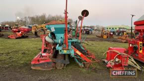 Reco Sulky Drill c/w KRM power harrow, control box and manuals in office, PTO