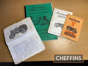 Fordson Standard manuals to inc' original owners and workshop manual etc