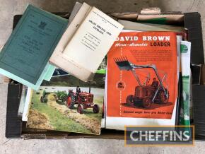 Qty agricultural & machinery ephemera