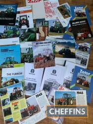 Qty tractor and farm machinery brochures