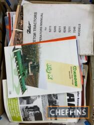 Qty tractor manuals and brochures