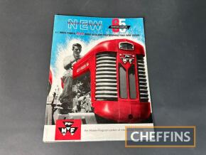 Massey Ferguson 65 Powerleader full colour fold out leaflet