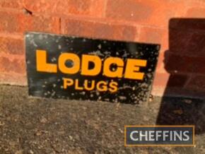 Lodge Plugs printed tin sign