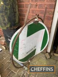 Castrol wall mounted 'spinner' sign