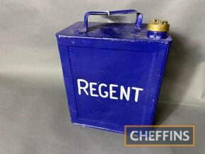 Regent 2gallon petrol can, restored