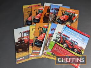 Case IH, a qty of agricultural tractor and machinery range brochures, technical sheets etc, to inc. CX series etc, some duplicates