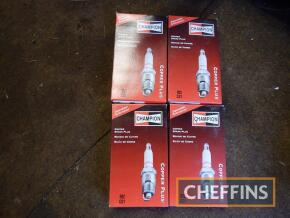 4no. boxes Champion copper spark plugs (24)