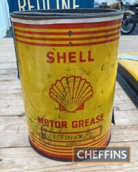 Shell 7lb grease tin, an uncommon Irish version