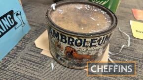 Ambroleum, an uncommon 7lb grease tin