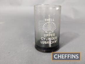 Shell Upper Cylinder Lubricant glass oil measuring jug