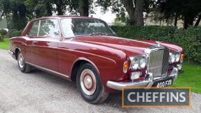 1966 BENTLEY T-Type Mulliner Park Ward 6230cc petrol CAR Reg. No. 400 FXB Chassis No. CBH1375 Engine No. CBH1375 Mileage: 85,710 Coachbuilt by H. J. Mulliner Park Ward Ltd. of Willesden, London, 2door fixed head coupe. A very original early example wi