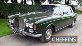 1968 ROLLS ROYCE Silver Shadow Mulliner Park Ward 2dr 6230cc petrol CAR Reg. No. BGC 239G Chassis No. CRH 4144 Engine No. CRH 4144 Mileage: c.51,000 Coachbuilt pre-Corniche 2door fixed head coupe by H. J. Mulliner Park Ward. An early example with the