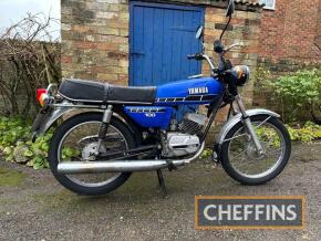 1979 YAMAHA RS100 97cc MOTORCYCLE Reg. No. AVE 6V Frame No. 1Y8 301766 Engine No. 1Y8 301766 Presented in very fine order the well respected Yamaha 2 stroke lightweight shows just 11,206 miles. Presented for sale with current V5C documentation along with 
