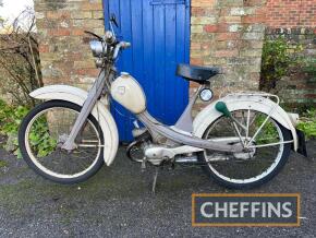 1964 NSU Quickly 49cc MOPED Reg. No. XCF 378 Frame No. 1058611 Engine No. 1663410 In lovely untouched original condition and showing 8,623 recorded miles. Turning free with gears engaging and in the current ownership since 1976. The NSU is supplied with a